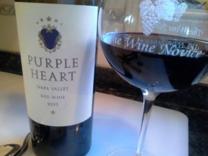 Purple Heart wine makes a great impression with its velvety smooth dark cherry flavors.
