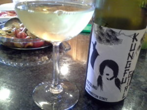 Kung Fu Girl Riesling from Washington State is citrusy and smooth.